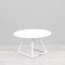 Dallas Round Coffee Table - White