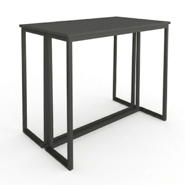Nevada Double Wall Frame Table 900h - Black