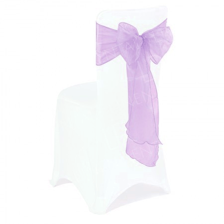 Lilac Organza Sash
