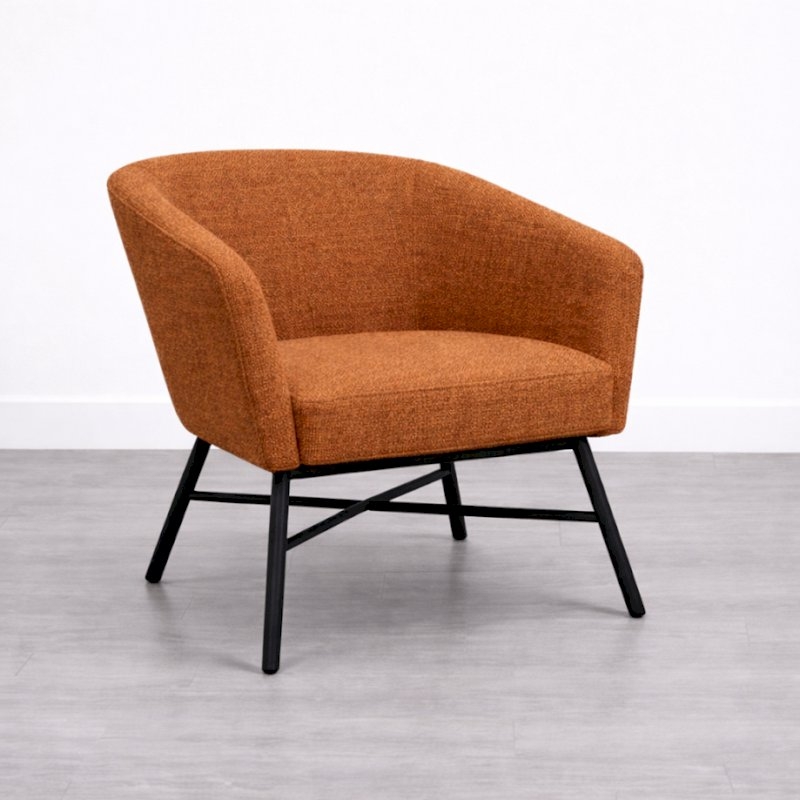 Hampton Armchair - Burnt Orange (available from 1st June)