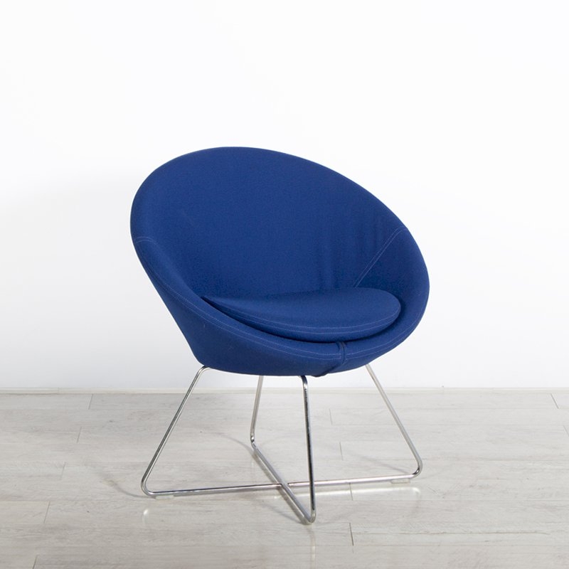 Blue Conic Chair