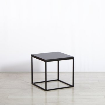 Box Frame Coffee Table Black 460 x 460 x 460h