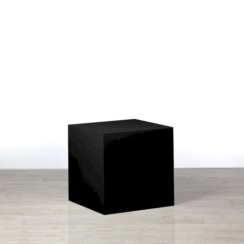 Plinth 600x600x600h - Black