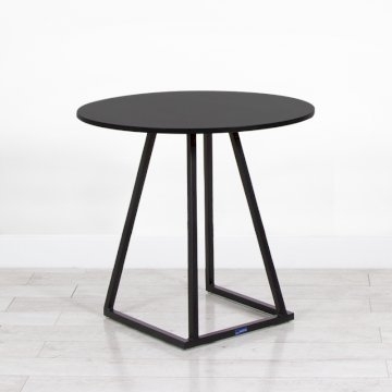 Dallas Round Bistro Table - Black