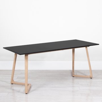 Boston Double Bistro Table - Black