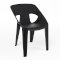 Black Ark Stacking Chair