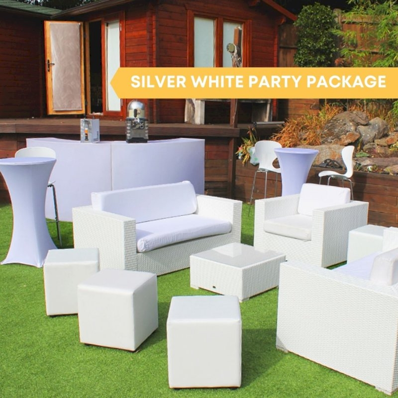 Silver White Party Package