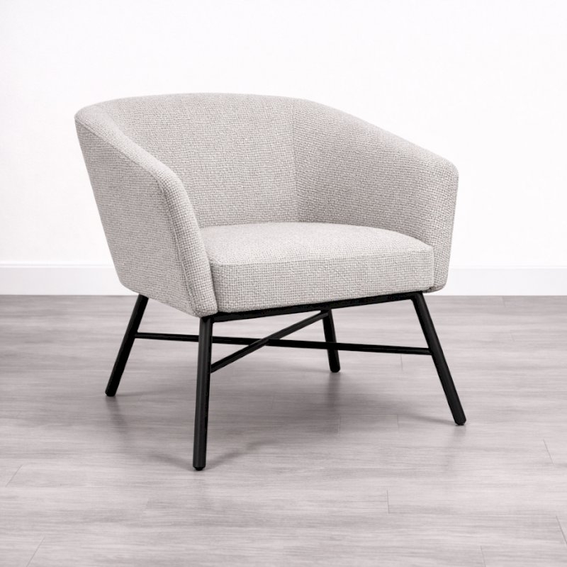 Hampton Armchair - Silver
