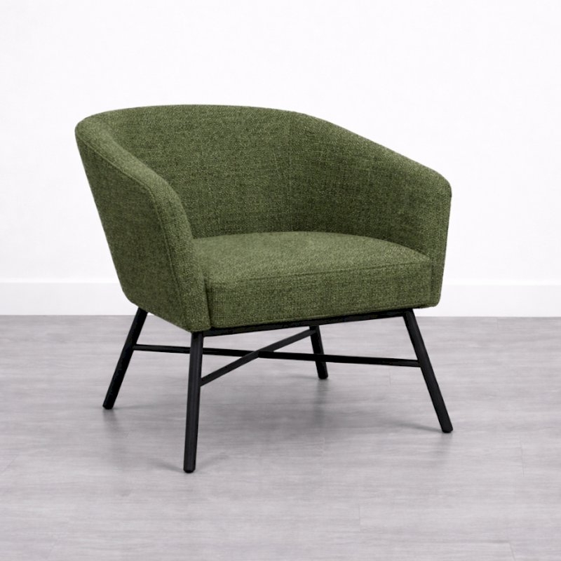 Hampton Armchair - Moss Green