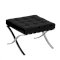 Black Barcelona Style Ottoman