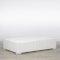 Large Rattan Coffee Table - White