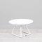 Dallas Round Coffee Table - White