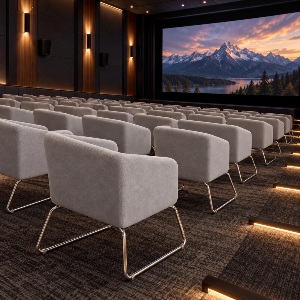 Light Grey Troy Chairs at Cinema Event
