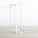 Box Frame High Table White 460 x 460 x 1020h