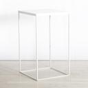 Box Frame High Table White 600 x 600 x 1020h