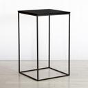 Box Frame High Table Black 600 x 600 x 1020h