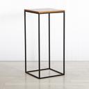 Box Frame High Table Walnut 460 x 460 x 1020h