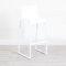Kansas Linking Bar Stool - White