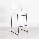 Ski Bar Stool - White