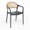 Black Loop Stacking Chair