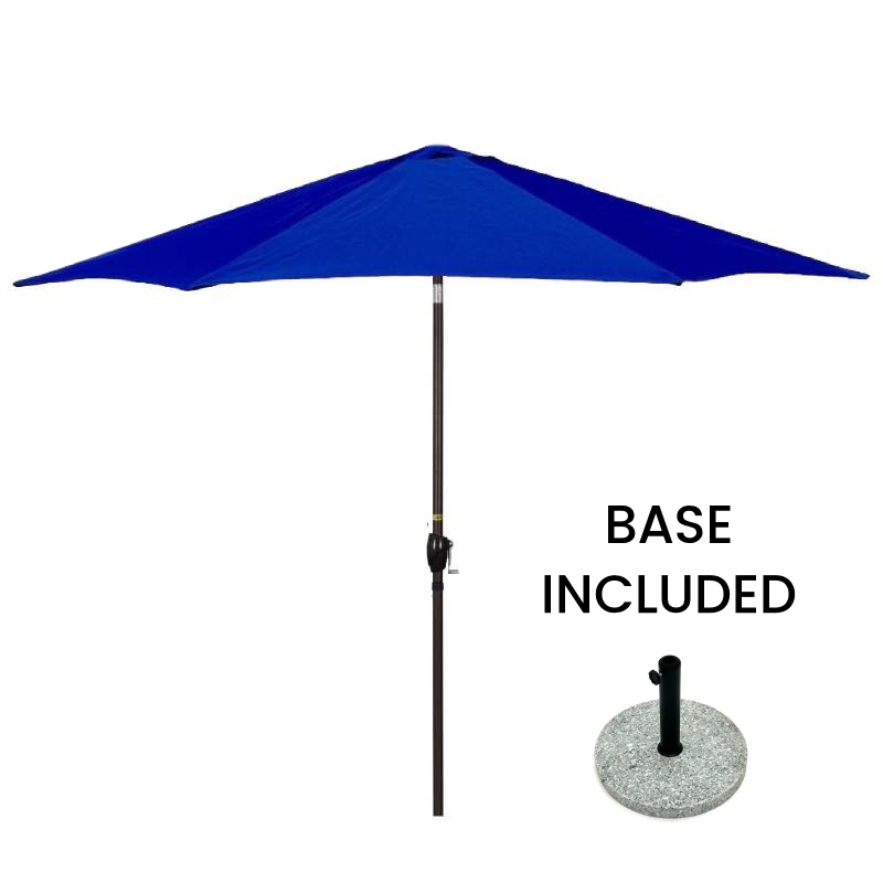 2.7m Blue Parasol