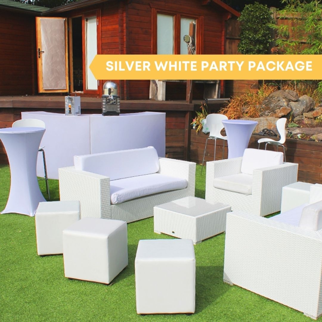 Silver White Party Package