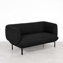 2 Seater Dove Sofa - Black