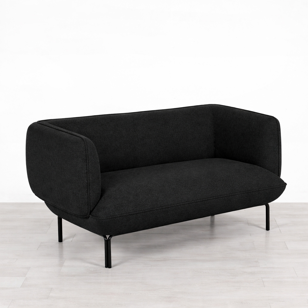 2 Seater Dove Sofa - Black