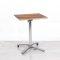 600mm Wooden Square Bistro Table - Chrome Frame