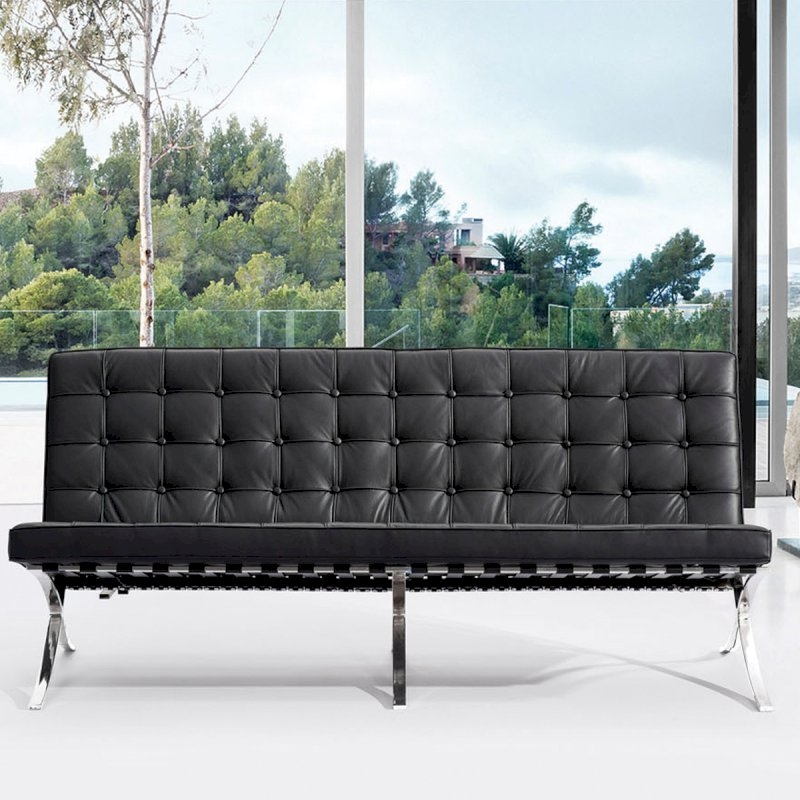 Barcelona Style Sofa - Black