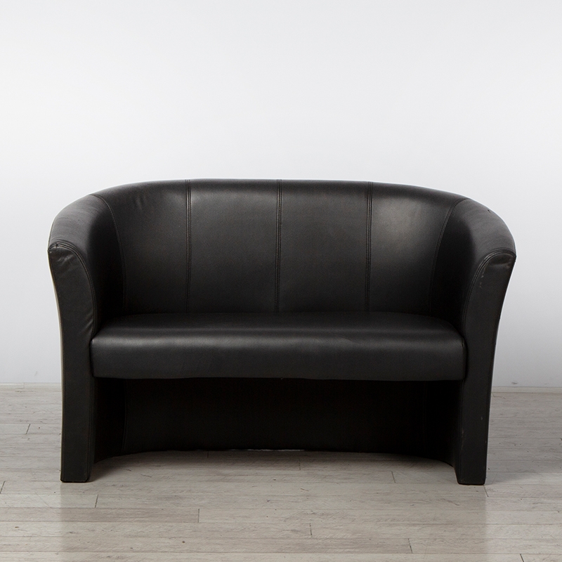 2 Seater Leather Tub Chair