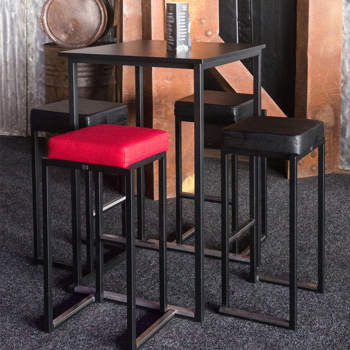 Nevada Box Frame Table - Black