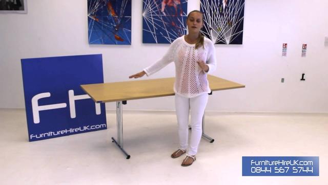 Modular Rectangular Table (1600mm) Demo - Furniture Hire UK