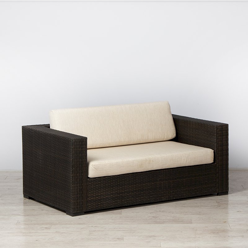 Rattan Sofa - Brown