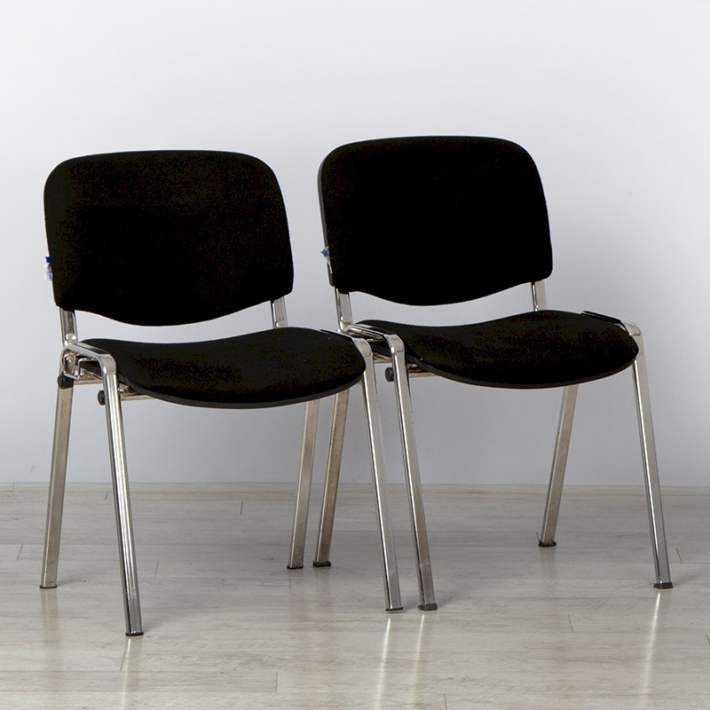 Black Conference Linking Chair