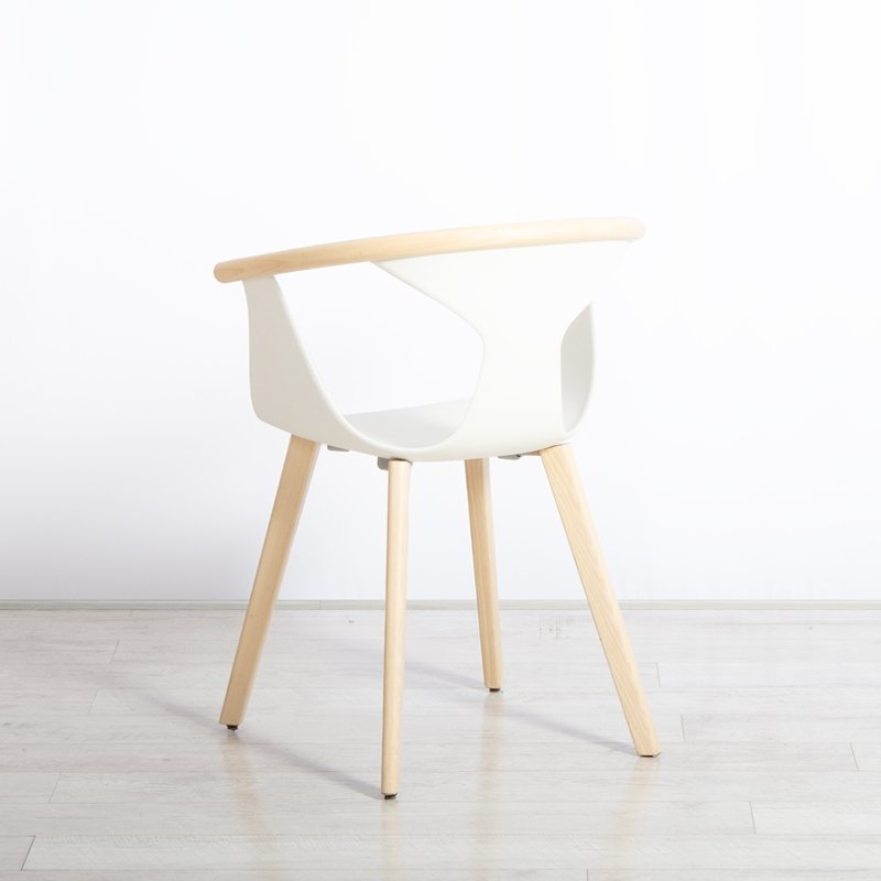 White Roka Chair