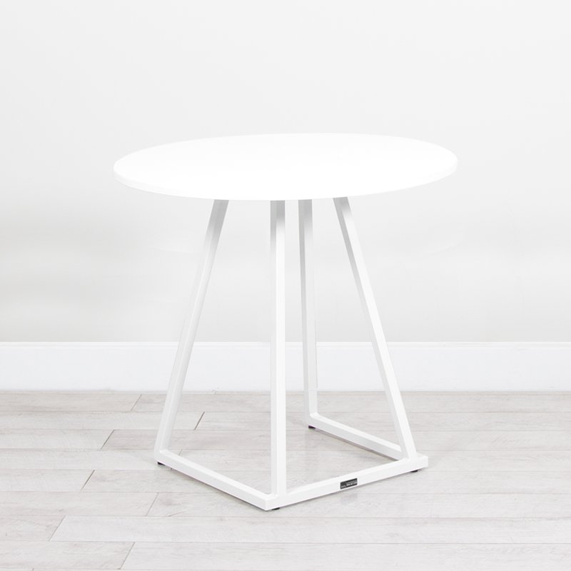 Dallas Round Bistro Table - White