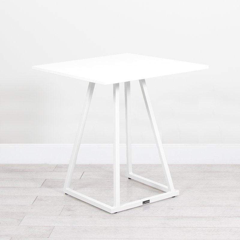 Dallas Square Bistro Table - White