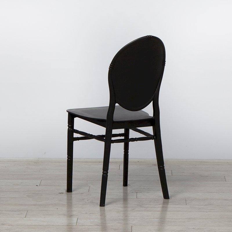 Black Medallion Chair