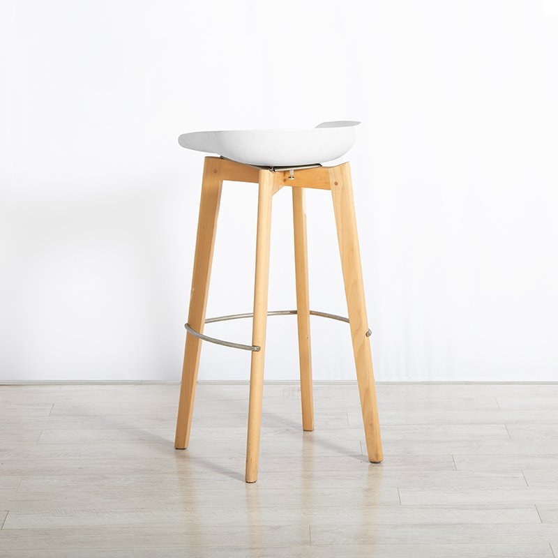 Low White Modular Esme Stool