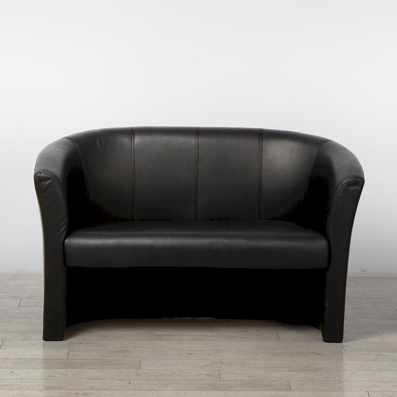2 Seater Leather Tub Chair