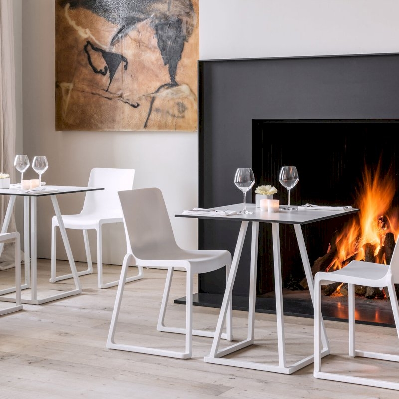 White Kansas Linking Chair