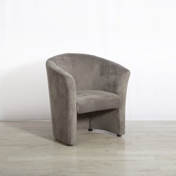 Grey Fabric Tub Chair Grey Fabric Tub Chair