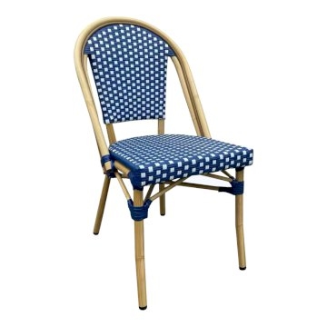 French Style Bistro Chair - Blue/White French Style Bistro Chair - Blue/White