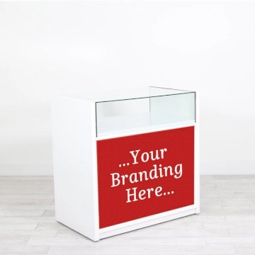 Glass Display Counter (Type A) with Graphics Glass Display Counter (Type A) with Graphics