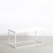 Box Frame Coffee Table White 460 x 920 x 460h