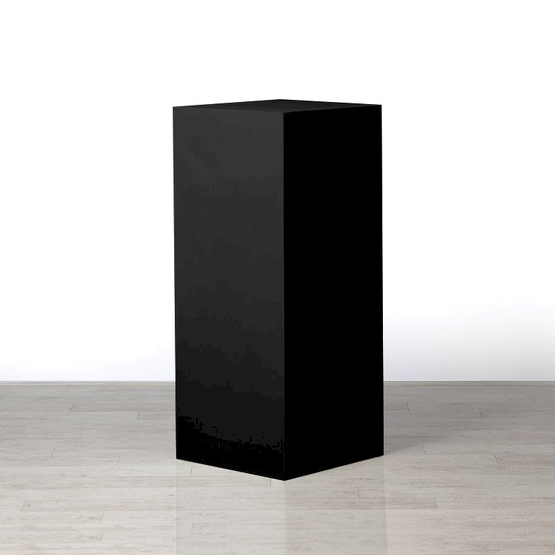 Plinth 500x500x1200h - Black