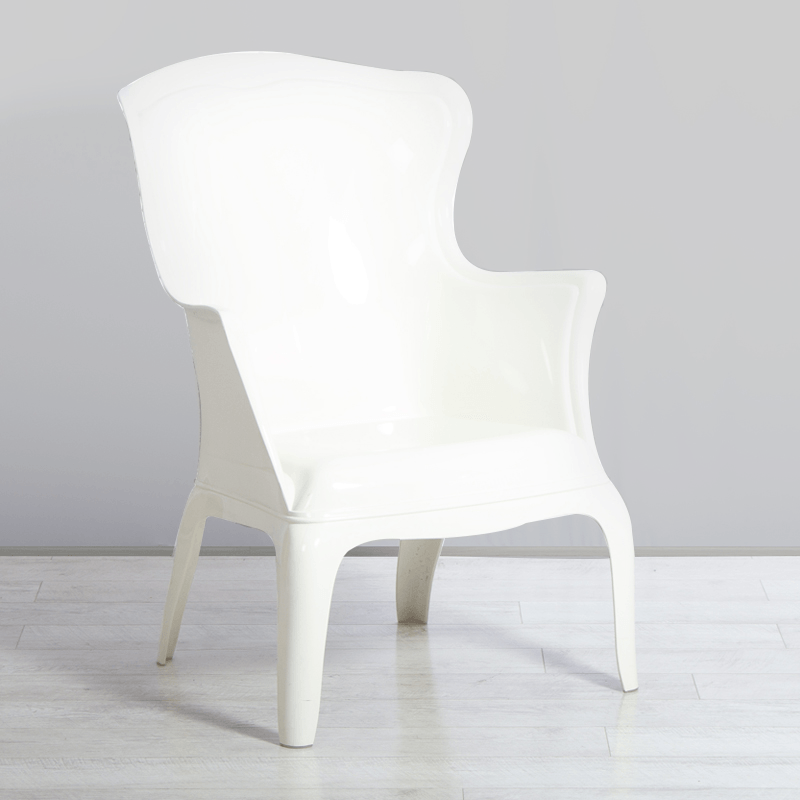 White Throne Chair