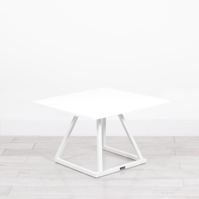 Dallas Square Coffee Table - White