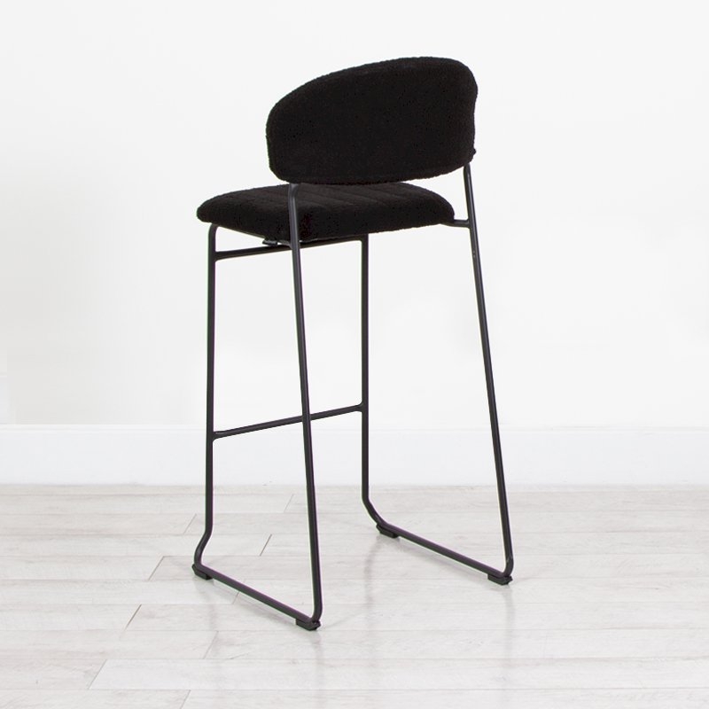 Ski Bar Stool - Black
